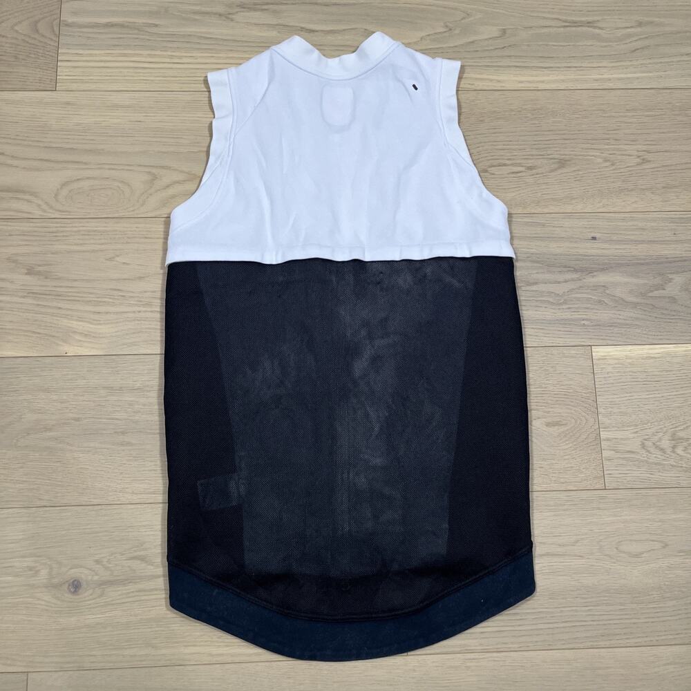 Nike Sweater Womens Medium White Vest Tech Fleece Mesh Cocoon Tunic Ladies - Picture 10 of 10
